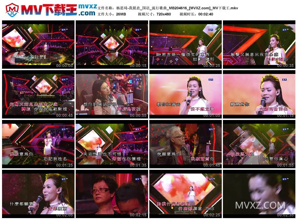 杨思琦-我愿意_国语_流行歌曲_MB204616